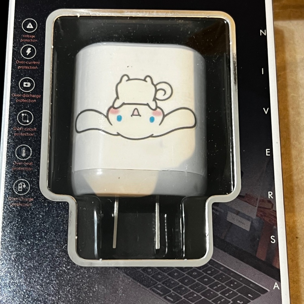 iCharger 5pc Anime Wall Charger Set Deku Kakashi Cinnamoroll Pochacco Multi - Picture 3 of 7